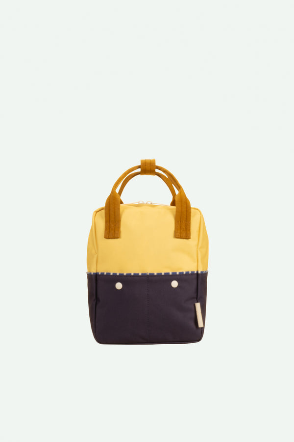 sticky lemon backpack small | better together | colourblocking | feather shuttle
