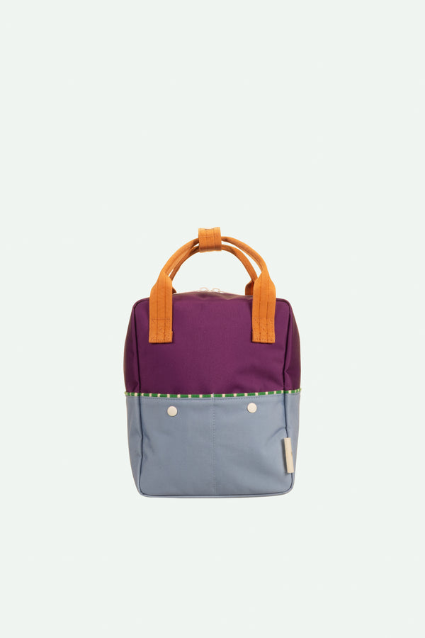 sticky lemon backpack small | better together | colourblocking | purple tights