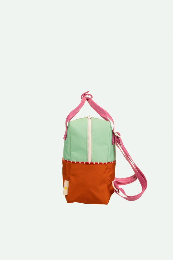 Sticky Lemon Backpack Small | Better Together | Colourblocking | Towel Green