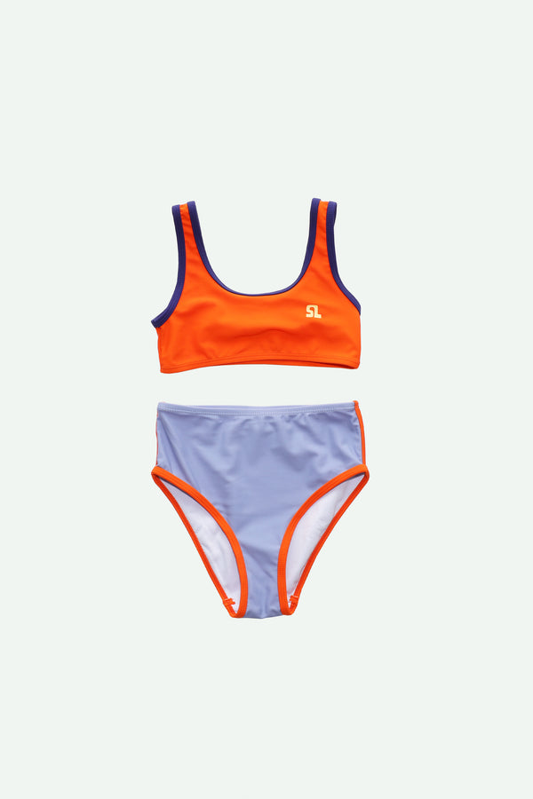 sticky lemon bikini | better together | sporty | rugby red + badminton blue