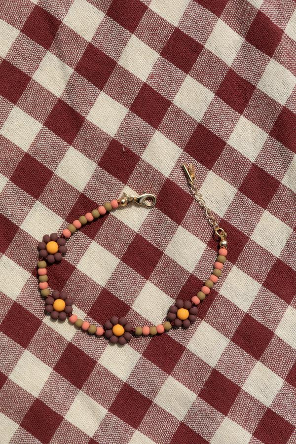 Sticky Lemon Bracelet | Daisy | Cherry Red + Daisy Yellow