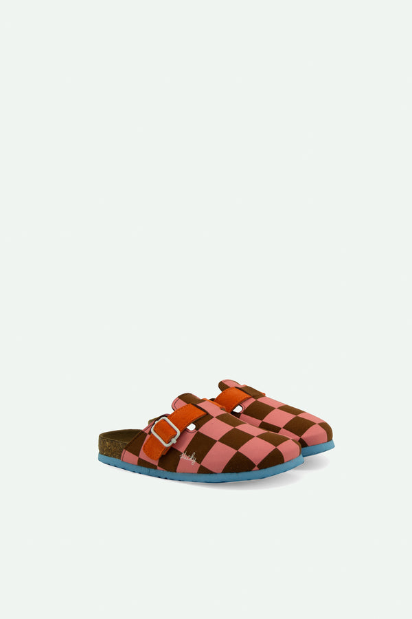 sticky lemon clogs | farmhouse | flower pink + willow brown