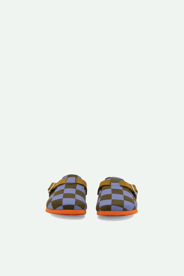 Sticky Lemon Clogs | Farmhouse | Soil Green + Blooming Purple