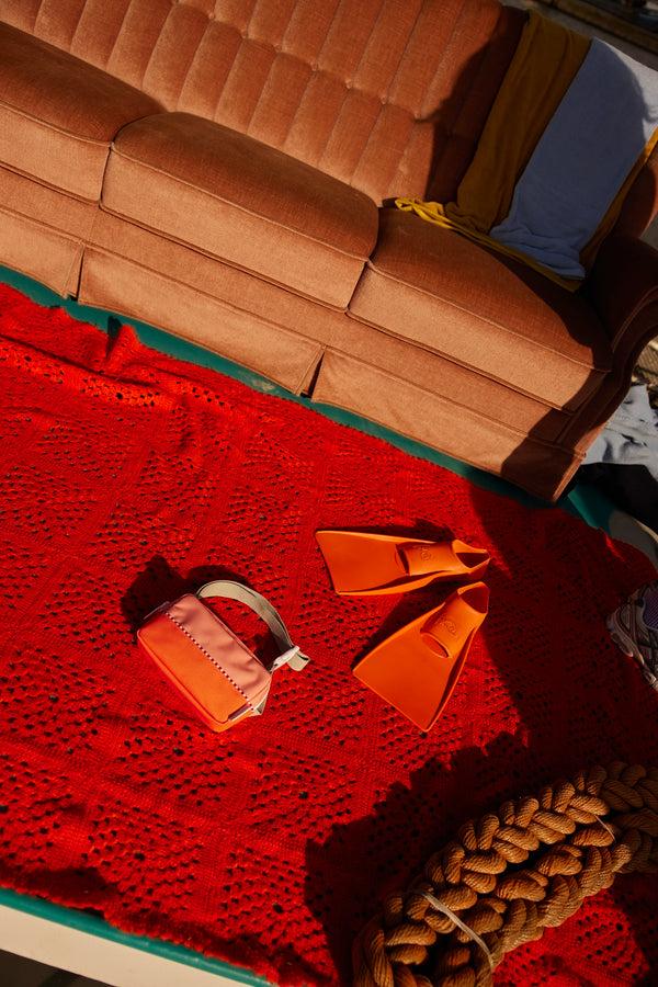 Sticky Lemon Fanny Pack | Colourblocking | Coral Pink + Lifebuoy Orange