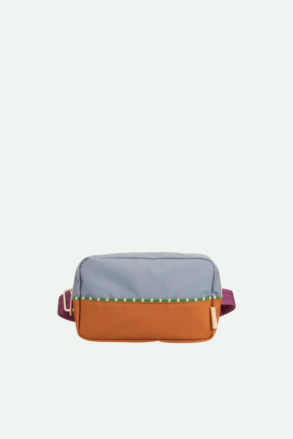 sticky lemon fanny pack large | better together | badminton blue + leather ball