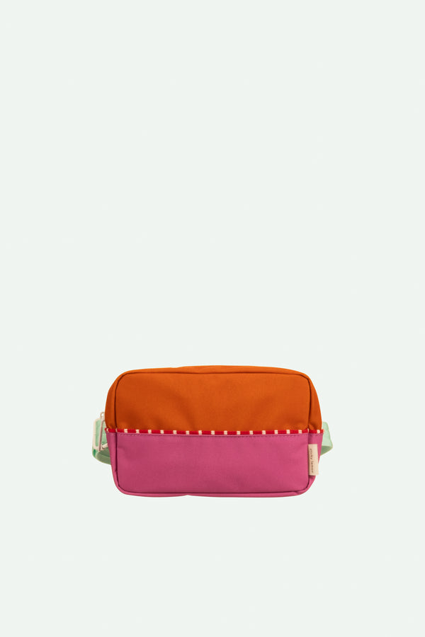 sticky lemon fanny pack large | better together | gravel orange + rosette pink