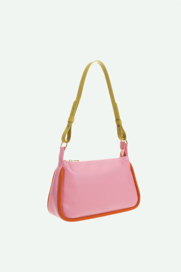 Sticky Lemon Hand Bag | Il Sole | Dolce Pink + Arancia Orange