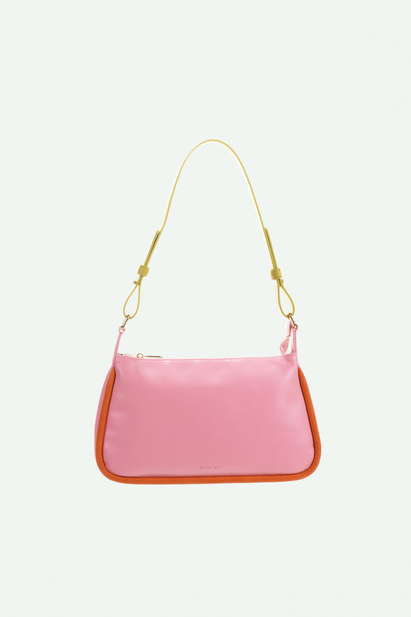 sticky lemon hand bag | il sole | dolce pink + arancia orange