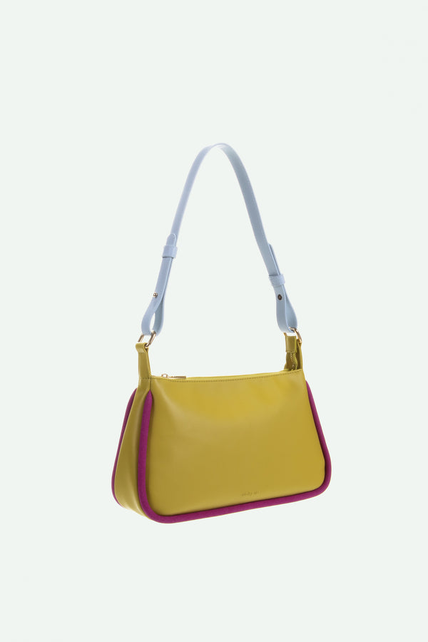 Sticky Lemon Hand Bag | Il Sole | Lemon Leaf + Positano Purple