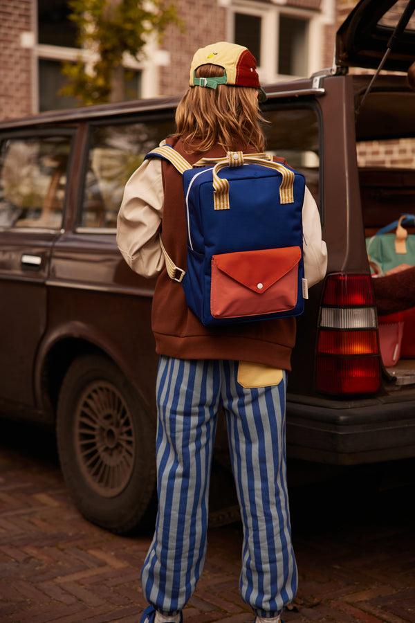 Sticky Lemon Joggers | Stripes | Zissou Blue + Blue Whale