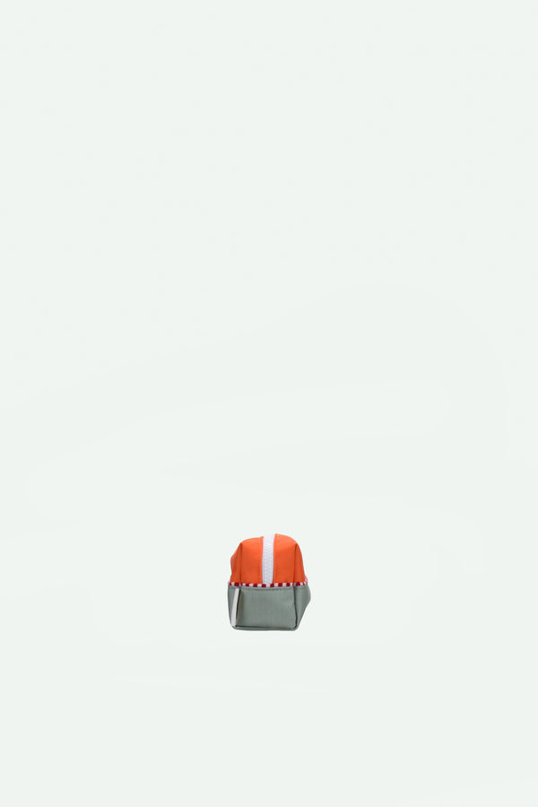 Sticky Lemon Pencil Case | Colourblocking | Lifebuoy Orange + Shark Grey