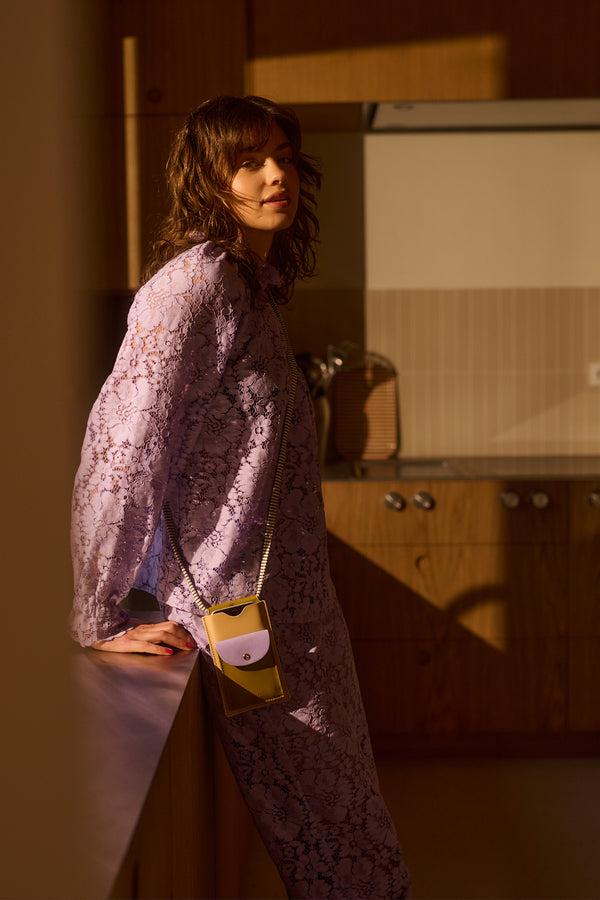 Sticky Lemon Phone Pouch | Il Sole | Coloré | Affogato Beige + Costa Green + Sunset Lilac