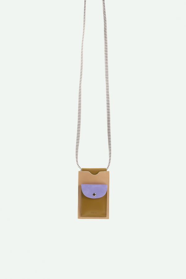 sticky lemon phone pouch | il sole | colorÃ© | affogato beige + costa green + sunset lilac