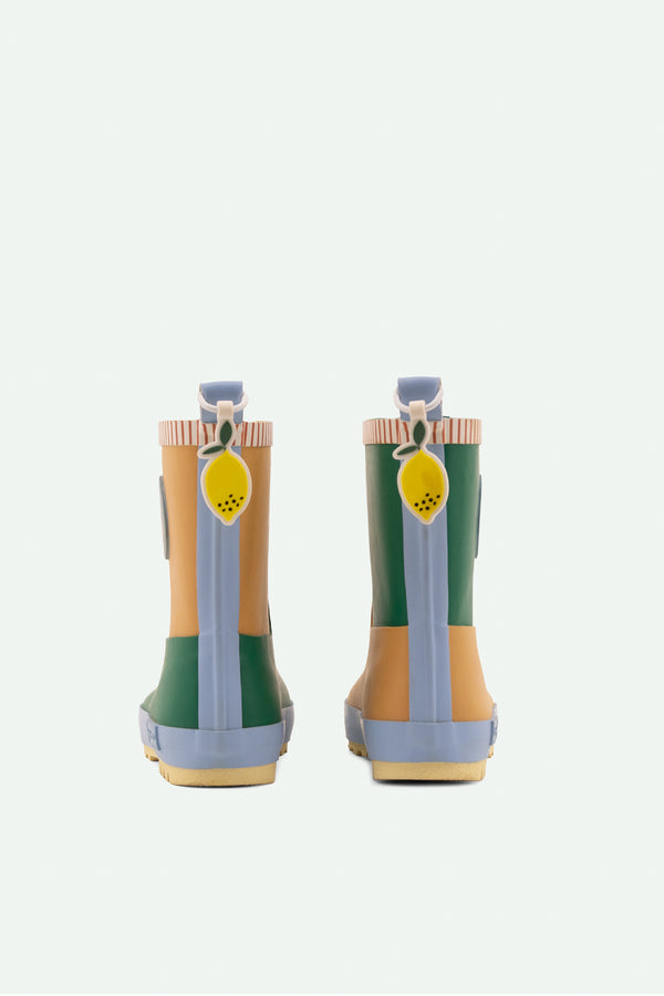 Sticky Lemon Rain Boots | Meet Me In The Meadows | Acorn