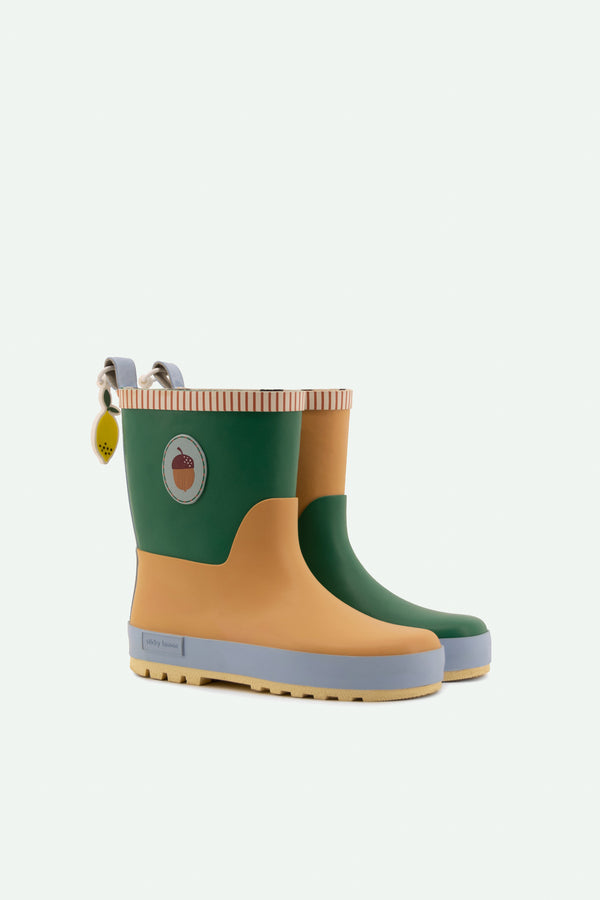 sticky lemon rain boots | meet me in the meadows | acorn