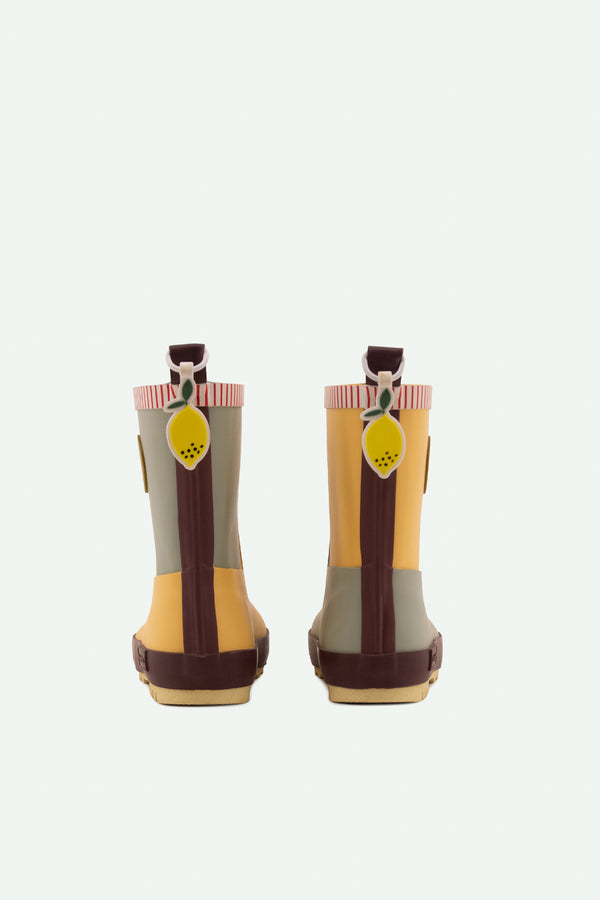 Sticky Lemon Rain Boots | Meet Me In The Meadows | Racoon