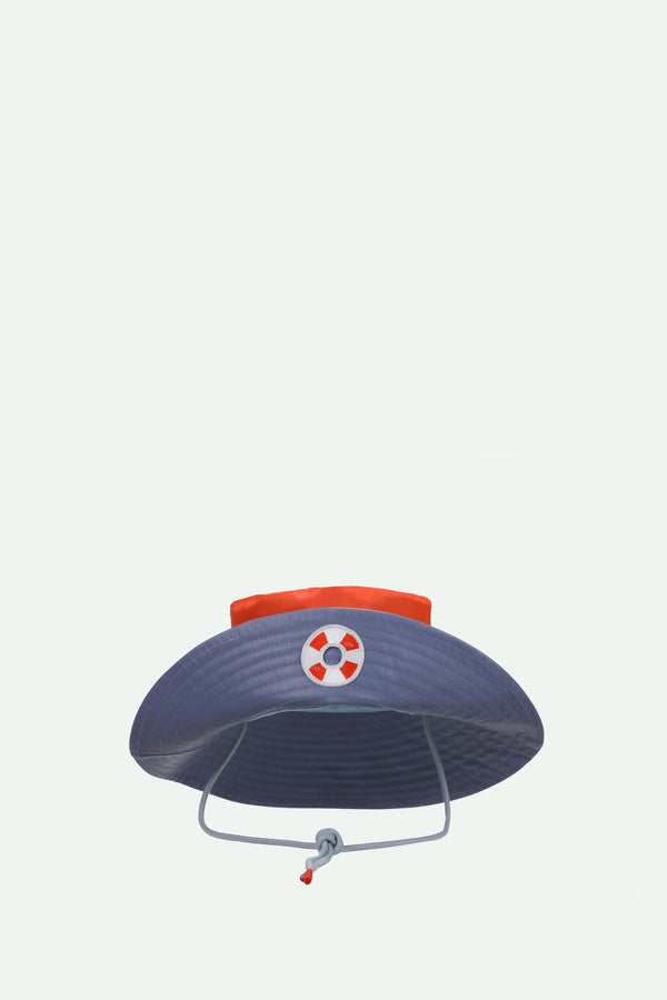 sticky lemon rain hat | lifebuoy | blue whale + lifebuoy orange