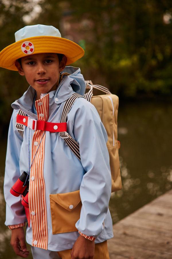 Sticky Lemon Rain Hat | Lifebuoy | Zissou Blue + Submarine Yellow