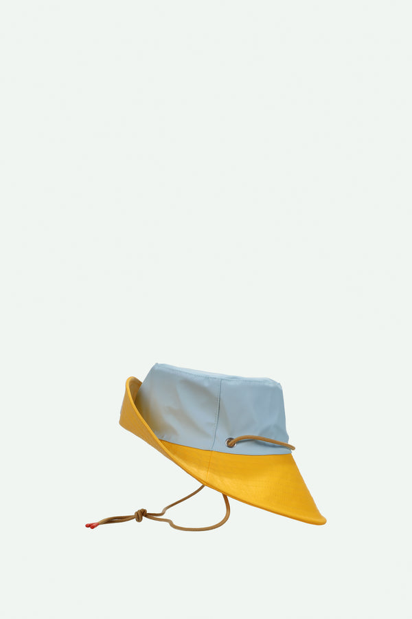 Sticky Lemon Rain Hat | Lifebuoy | Zissou Blue + Submarine Yellow