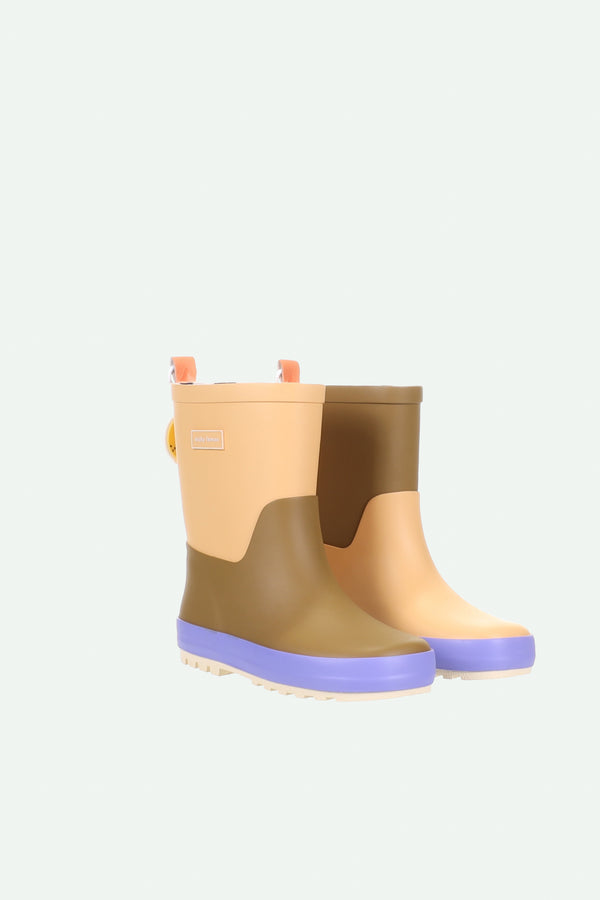 sticky lemon rainboots | farmhouse | pear jam + soil green + blooming purple