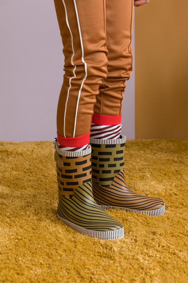 Sticky Lemon Rainboots | Special Edition | Sugar Brown + Madame Olive + Lobby Purple
