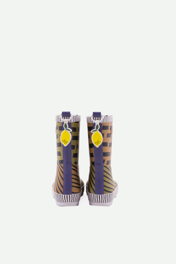 Sticky Lemon Rainboots | Special Edition | Sugar Brown + Madame Olive + Lobby Purple