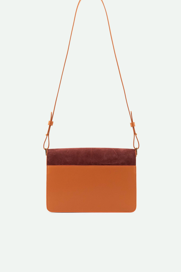 Sticky Lemon Satchel | La Promenade | Coloré | Croissant Brown + Hortensia Blue + Vin Rouge