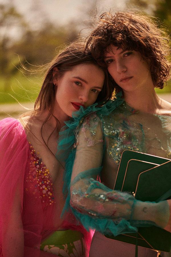 Sticky Lemon Satchel | La Promenade | Ton Sur Ton | Paris Green