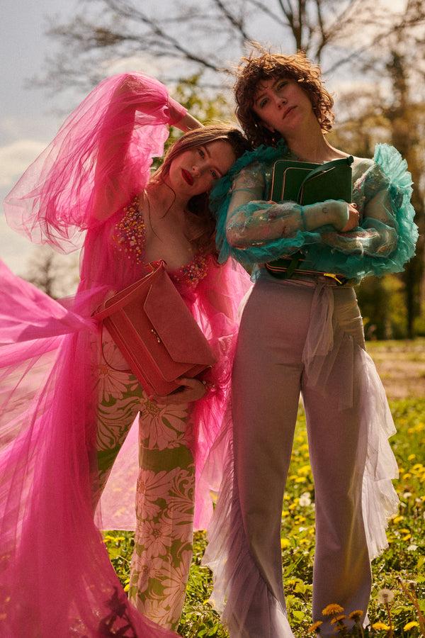 Sticky Lemon Satchel | La Promenade | Ton Sur Ton | Paris Green