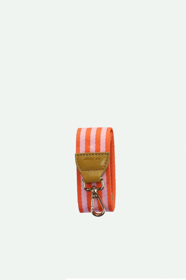 Sticky Lemon Shoulder Strap | Il Sole | Arancia Orange + Dolce Pink
