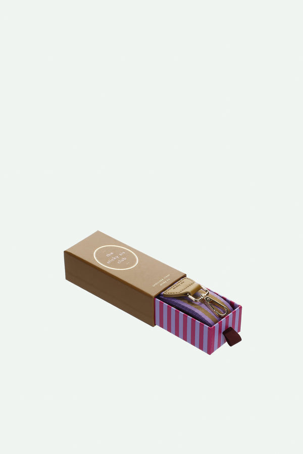 sticky lemon shoulder strap | il sole | costa green + sunset lilac