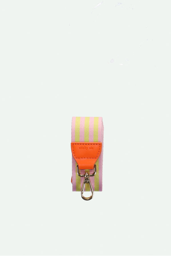 Sticky Lemon Shoulder Strap | Il Sole | Lemon Leaf + Dolce Pink