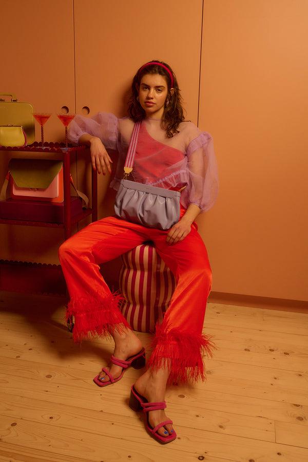 Sticky Lemon Shoulder Strap | Il Sole | Positano Purple + Sunset Lilac