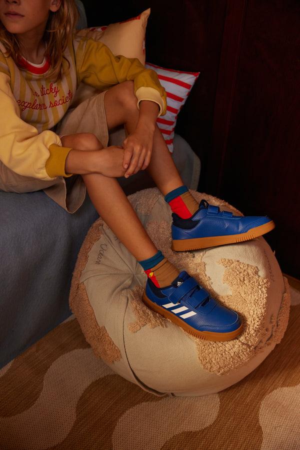 Sticky Lemon Socks | Colourblocking | Red Hat + Jane Beige