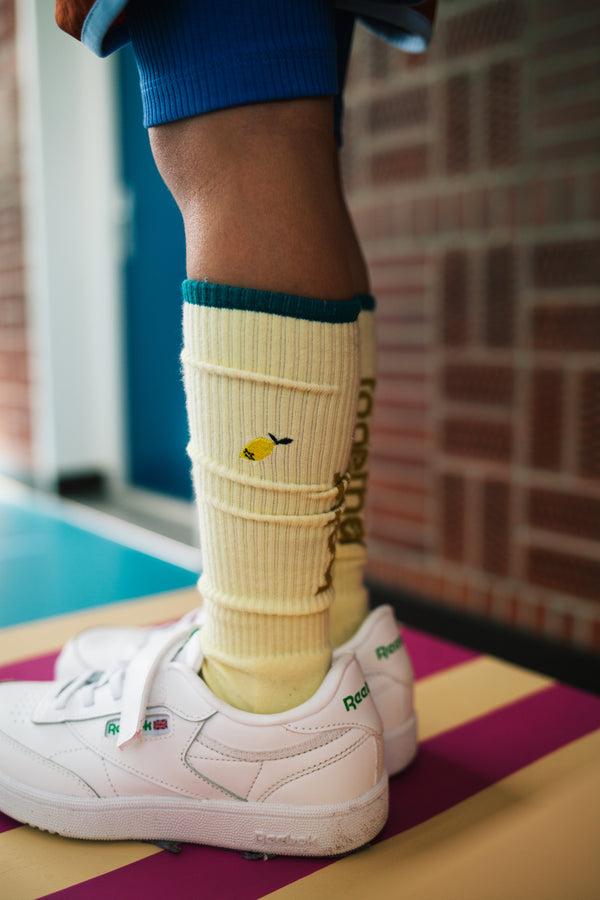 Sticky Lemon Sporty Knee High Socks | Better Together