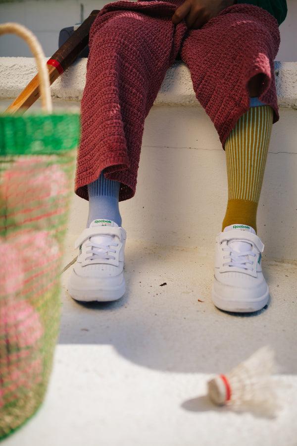 Sticky Lemon Sporty Socks | Better Together | Badminton Blue