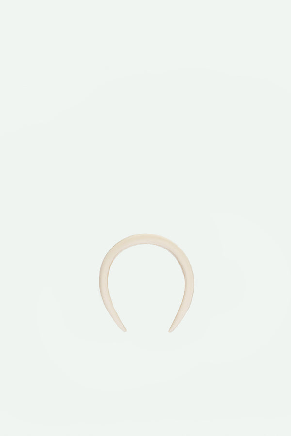 sticky lemon alice band | club chic | pearl white