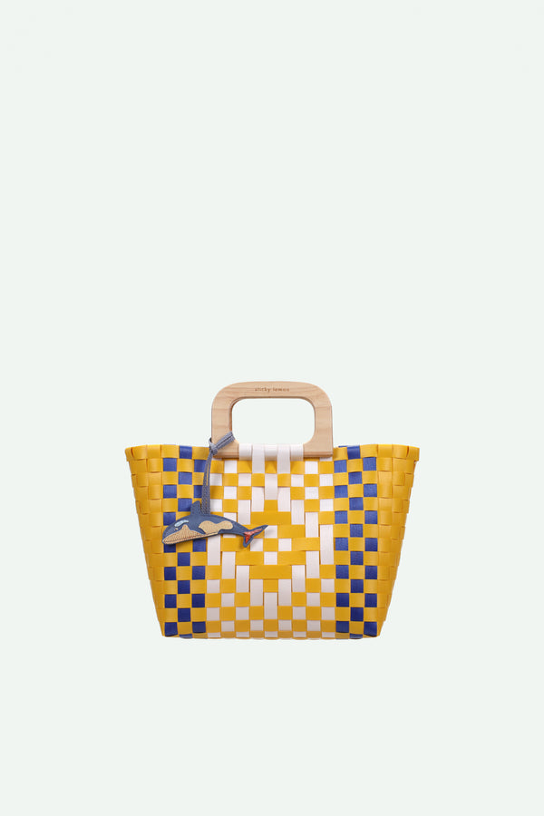 sticky lemon basket bag | orca