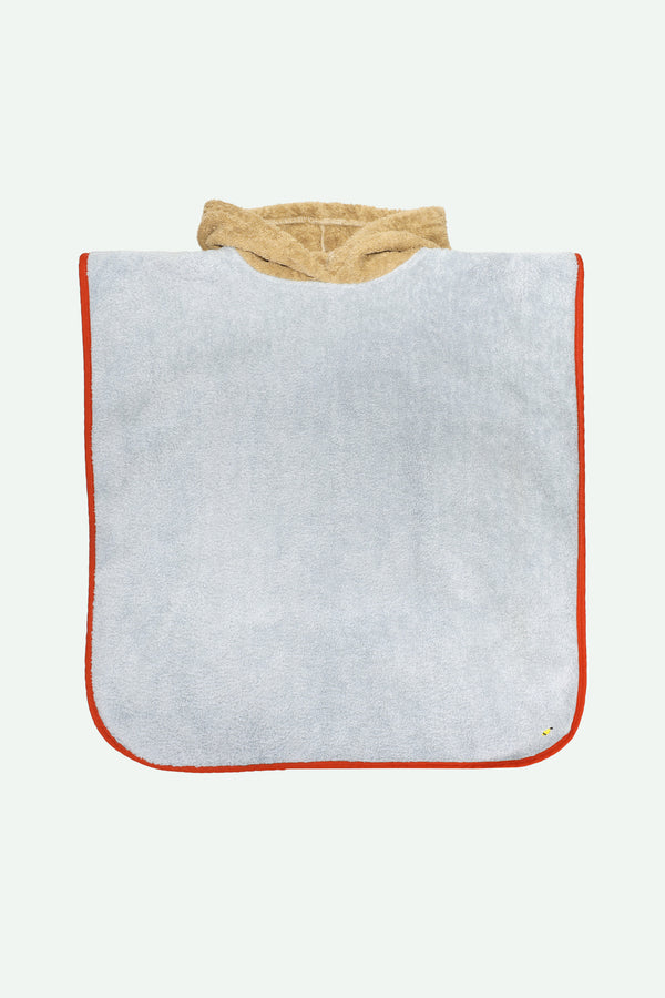 sticky lemon bath poncho | zissou blue