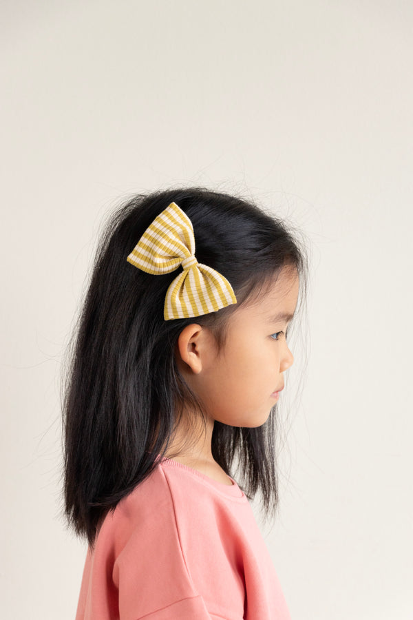 Sticky Lemon Bow | Seaweed Yellow