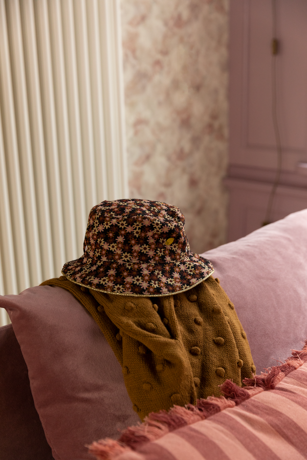 Sticky Lemon Bucket Hat | Flower Field Pink