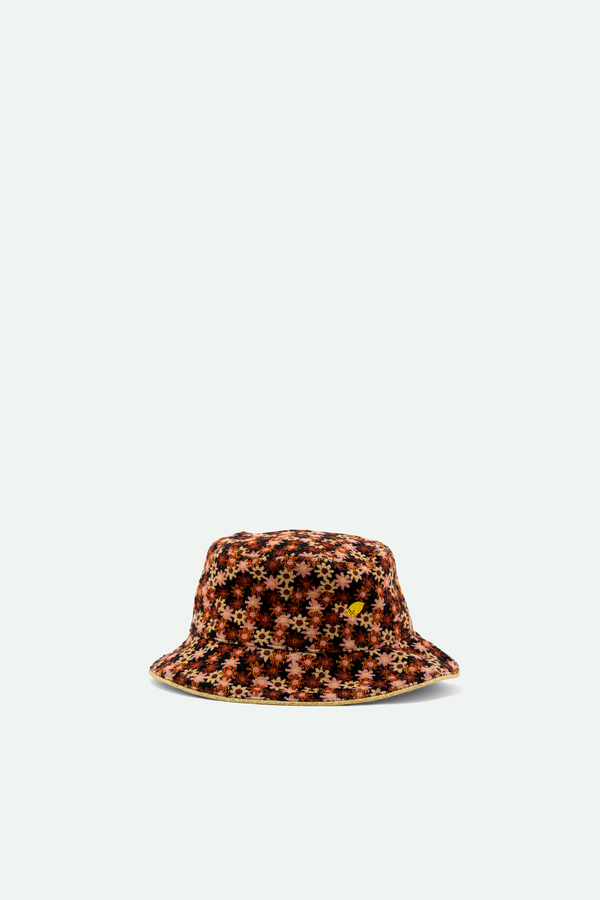sticky lemon bucket hat | flower field pink