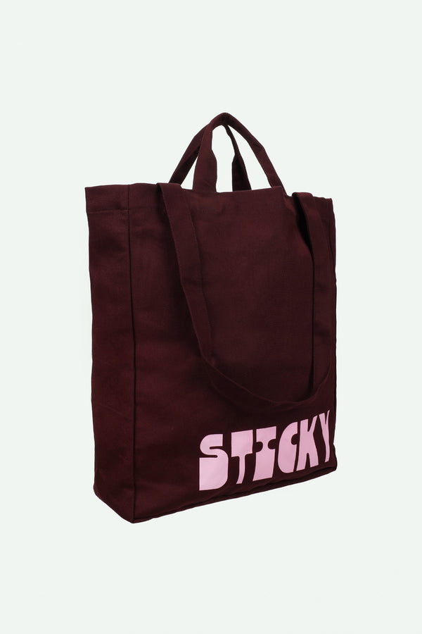 Sticky Lemon Canvas Shopper | Fig + Bubblegum