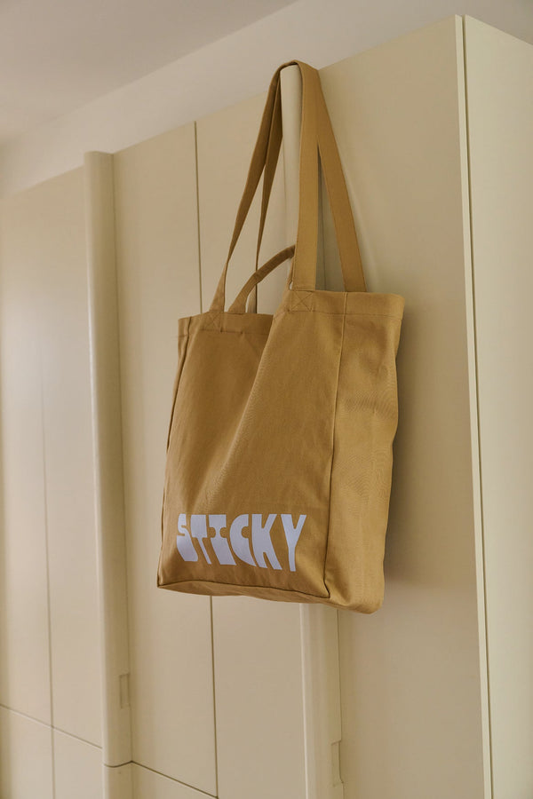 Sticky Lemon Canvas Shopper | Marzipan + Sky