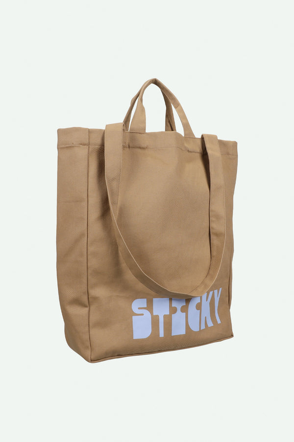 Sticky Lemon Canvas Shopper | Marzipan + Sky