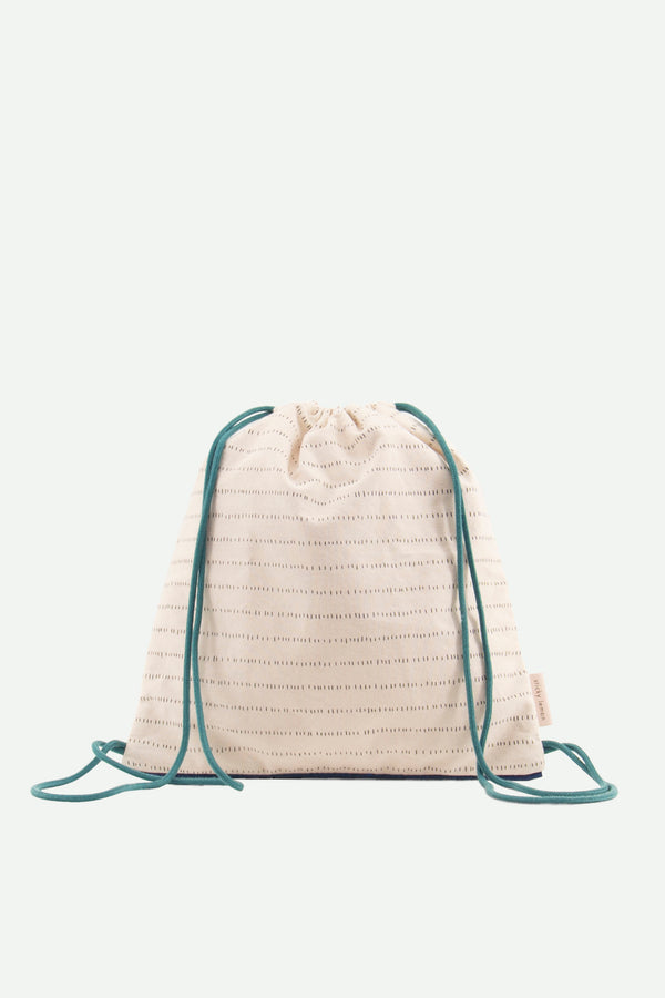 sticky lemon drawstring bag glitter | grass green