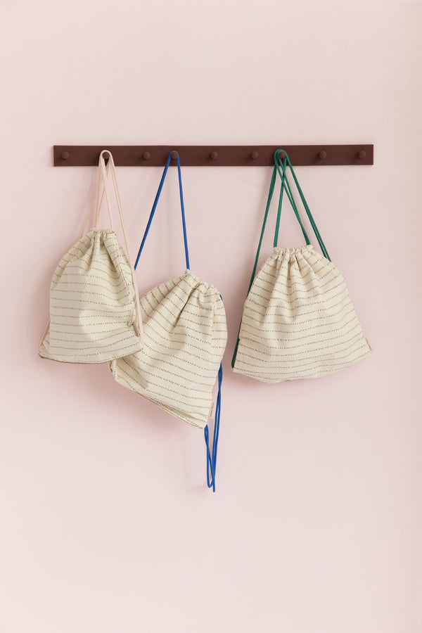 Sticky Lemon Drawstring Bag Glitter | Ink Blue