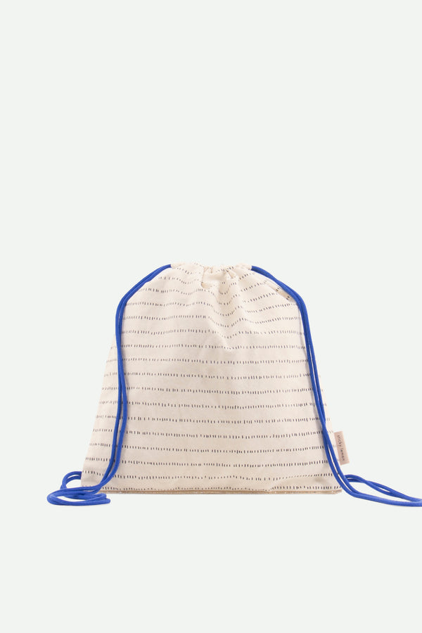 sticky lemon drawstring bag glitter | ink blue