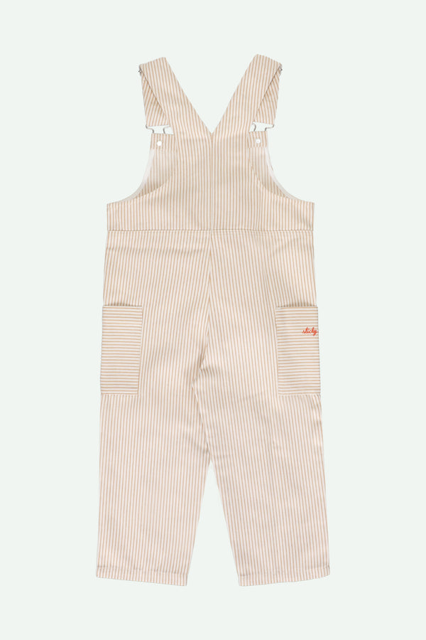 Sticky Lemon Dungarees | Stripes | Ray Brown