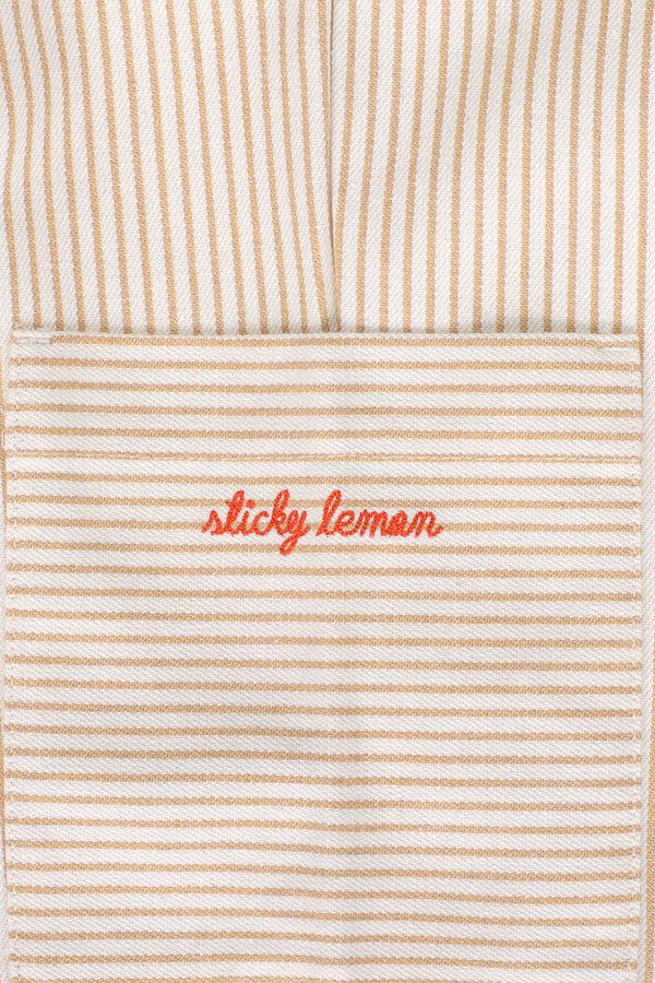 Sticky Lemon Dungarees | Stripes | Ray Brown
